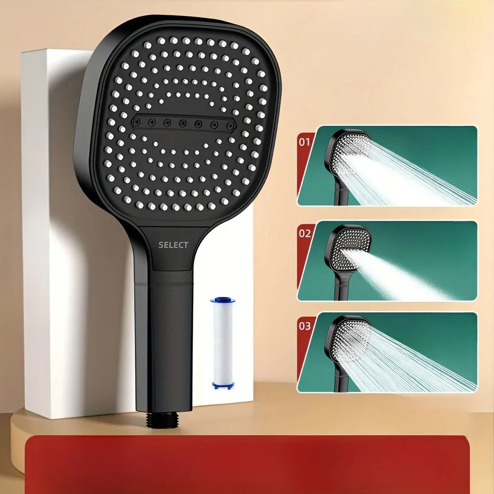 CrystalFlow Filtered Shower Head – Pure Water, Powerful Pressure