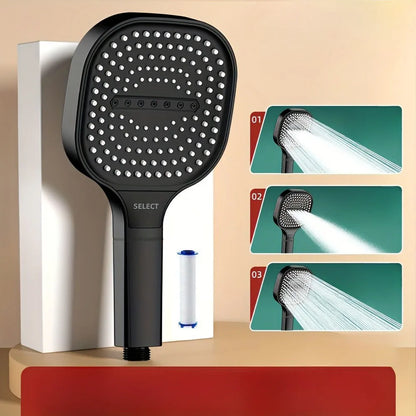 CrystalFlow Filtered Shower Head – Pure Water, Powerful Pressure